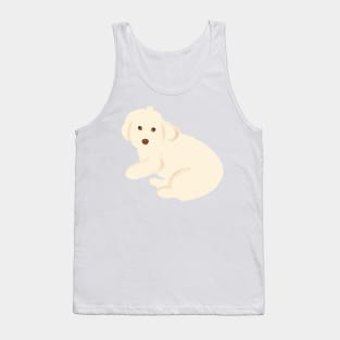 Maltipoo Dog Staring Tank Top